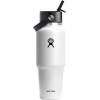 imageHydro Flask 40 OZ Wide Flex Straw Travel Bottle ReefWhite
