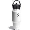 imageHydro Flask 40 OZ Wide Flex Straw Travel Bottle ReefWhite