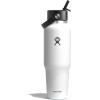 imageHydro Flask 40 OZ Wide Flex Straw Travel Bottle ReefWhite