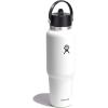 imageHydro Flask 40 OZ Wide Flex Straw Travel Bottle ReefWhite