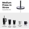 imageHydro Flask Medium Pressin All Around Tumbler with Clear Straw Lid