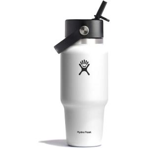 imageHydro Flask 40 OZ Wide Flex Straw Travel Bottle ReefWhite