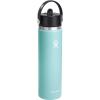 imageHydro Flask 32 Oz Wide Flex Straw Cap Bottle  Insulated Stainless Steel  Wide Straw Lid Non Spill Leakproof in Jelly PinkDew