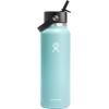 imageHydro Flask 32 Oz Wide Flex Straw Cap Bottle  Insulated Stainless Steel  Wide Straw Lid Non Spill Leakproof in Jelly PinkDew
