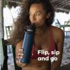 imageHydro Flask 32 Oz Wide Flex Straw Cap Bottle  Insulated Stainless Steel  Wide Straw Lid Non Spill Leakproof in Jelly PinkDew
