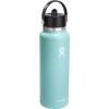 imageHydro Flask 32 Oz Wide Flex Straw Cap Bottle  Insulated Stainless Steel  Wide Straw Lid Non Spill Leakproof in Jelly PinkDew
