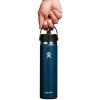 imageHydro Flask 32 Oz Wide Flex Straw Cap Bottle  Insulated Stainless Steel  Wide Straw Lid Non Spill Leakproof in Jelly PinkIndigo