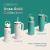 imageHydro Flask 32 Oz Wide Flex Straw Cap Bottle  Insulated Stainless Steel  Wide Straw Lid Non Spill Leakproof in Jelly PinkIvory Rose Gold