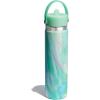 imageHydro Flask 32 Oz Wide Flex Straw Cap Bottle  Insulated Stainless Steel  Wide Straw Lid Non Spill Leakproof in Jelly PinkJelly Green