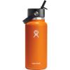 imageHydro Flask 32 Oz Wide Flex Straw Cap Bottle  Insulated Stainless Steel  Wide Straw Lid Non Spill Leakproof in Jelly PinkMesa