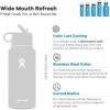 imageHydro Flask 32 Oz Wide Flex Straw Cap Bottle  Insulated Stainless Steel  Wide Straw Lid Non Spill Leakproof in Jelly PinkOlive