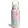 imageHydro Flask 32 Oz Wide Flex Straw Cap Bottle  Insulated Stainless Steel  Wide Straw Lid Non Spill Leakproof in Jelly PinkSugar Crush