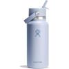 imageHydro Flask 32 Oz Wide Flex Straw Cap Bottle  Insulated Stainless Steel  Wide Straw Lid Non Spill Leakproof in Jelly PinkSurf