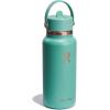 imageHydro Flask 32 Oz Wide Flex Straw Cap Bottle  Insulated Stainless Steel  Wide Straw Lid Non Spill Leakproof in Jelly PinkThyme Rose Gold