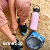imageHydro Flask 32 Oz Wide Flex Straw Cap Bottle  Insulated Stainless Steel  Wide Straw Lid Non Spill Leakproof in Jelly PinkTonal Trillium
