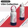 imageHydro Flask 32 Oz Wide Flex Straw Cap Bottle  Insulated Stainless Steel  Wide Straw Lid Non Spill Leakproof in Jelly PinkUSA