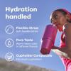 imageHydro Flask 40 Oz Travel Tumbler with Handle Lid and Straw  Insulated Stainless Steel in Jelly PinkAloe