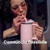 imageHydro Flask 40 Oz Travel Tumbler with Handle Lid and Straw  Insulated Stainless Steel in Jelly PinkAloe