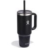 imageHydro Flask 40 Oz Travel Tumbler with Handle Lid and Straw  Insulated Stainless Steel in Jelly PinkBlack