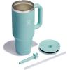 imageHydro Flask 40 Oz Travel Tumbler with Handle Lid and Straw  Insulated Stainless Steel in Jelly PinkDew