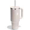 imageHydro Flask 40 Oz Travel Tumbler with Handle Lid and Straw  Insulated Stainless Steel in Jelly PinkOat