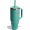 imageHydro Flask 40 Oz Travel Tumbler with Handle Lid and Straw  Insulated Stainless Steel in Jelly PinkThyme Rose Gold