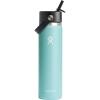 imageHydro Flask 32 Oz Wide Flex Straw Cap Bottle  Insulated Stainless Steel  Wide Straw Lid Non Spill Leakproof in Jelly PinkDew