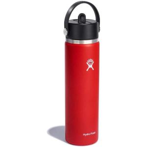 imageHydro Flask 32 Oz Wide Flex Straw Cap Bottle  Insulated Stainless Steel  Wide Straw Lid Non Spill Leakproof in Jelly PinkGoji