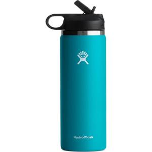 imageHydro Flask 32 Oz Wide Flex Straw Cap Bottle  Insulated Stainless Steel  Wide Straw Lid Non Spill Leakproof in Jelly PinkLaguna