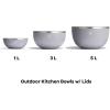 imageHydro Flask 3 Qt Serving Bowl W Cap SurfBirch Gray