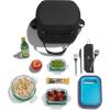 imageHydro Flask Cooler Bag  Insulated Soft Lunch Bag  12 L Capacity in Cascade and Surf BlueBlack