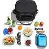 imageHydro Flask Cooler Bag  Insulated Soft Lunch Bag  12 L Capacity in Cascade and Surf BlueBlack
