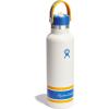 imageHydro Flask Water Bottle  Insulated Stainless Steel  Standard Mouth Flex Straw Lid Non Spill Leakproof and Refillable in 21 Oz Campus Ivory