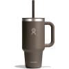 imageHydro Flask 32 Oz Travel Tumbler with Handle Lid and Straw  Insulated Stainless Steel in 32 Oz Sandpiper