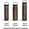 imageHydro Flask 32 Oz Lightweight Trail Series Wide Flex Cap Tourmaline Hiking Water BottleQUARTZ