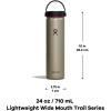 imageHydro Flask 32 Oz Lightweight Trail Series Wide Flex Cap Tourmaline Hiking Water BottleSlate