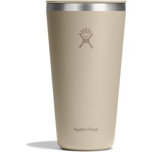 imageHydro Flask 28 Oz All Around Tumbler Pressin Lid Oat Tan