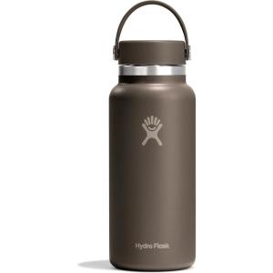 imageHydro Flask Water Bottle  Insulated Stainless Steel  Wide Mouth Flex Lid Non Spill Leakproof in 32 Oz Sandpiper