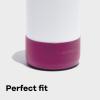imageHydro Flask Flex Boot  Accessory Silicone Water Bottle Protector  Dishwasher Safe BPAFree NonToxic Beachplum Purple