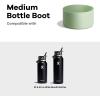 imageHydro Flask Flex Boot  Accessory Silicone Water Bottle Protector  Dishwasher Safe BPAFree NonToxic Medium Nectar Orange