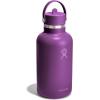 imageHydro Flask Water Bottle  Insulated Stainless Steel  Wide Straw Lid Non Spill Leakproof in 64 Oz Beachplum Purple