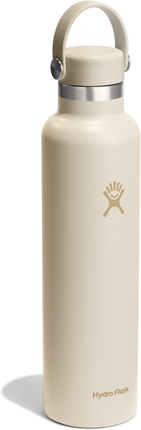 imageHYDRO FLASK Water Bottle  Insulated Stainless Steel  Non Spill Leakproof in 24 Oz Coconut Cream