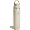 imageHydro Flask Water Bottle  Insulated Stainless Steel  Wide Mouth Flex Chug Lid Non Spill Leakproof in 24 Oz Coconut Cream