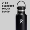 imageHYDRO FLASK Water Bottle  Insulated Stainless Steel  Non Spill Leakproof in 21 Oz SandpiperBlack