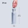 imageHYDRO FLASK Water Bottle  Insulated Stainless Steel  Non Spill Leakproof in 21 Oz SandpiperSURF