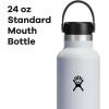 imageHYDRO FLASK Water Bottle  Insulated Stainless Steel  Non Spill Leakproof in 21 Oz SandpiperWhite