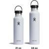 imageHYDRO FLASK Water Bottle  Insulated Stainless Steel  Non Spill Leakproof in 21 Oz SandpiperWhite