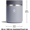 imageHydro Flask Food Jar  Insulated Stainless Steel Snack Travel Container for Hot Food Lunch ampamp Soup 20 Oz SandpiperCASCADE