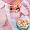 imageHydro Flask Food Jar  Insulated Stainless Steel Snack Travel Container for Hot Food Lunch ampamp Soup 20 Oz SandpiperTrillium Pink