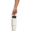 imageHydro Flask Travel Water Bottle  Insulated Stainless Steel  Wide Straw Lid Non Spill Leakproof in 32 Oz Oat TanIvory